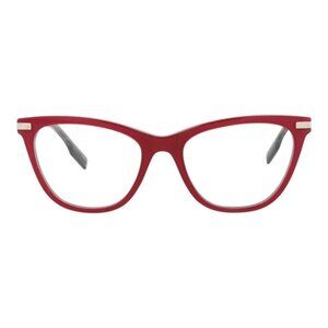 New Authentic McQ Alexander McQueen Womens Cat Eye Violet Silver Transparent Fas